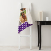 Couverture Sherpa Collage photo personnalisé Nom du chien animal de (En situation)