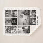 Couverture Sherpa Collage photo Sherpa Blanket (Devant (Horizontal))