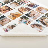 Couverture Sherpa Collage photo simple 20 photo personnalisée (3/4)