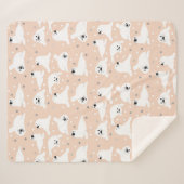 Couverture Sherpa Collection d'animaux de l'Arctique - Phoques (Devant (Horizontal))