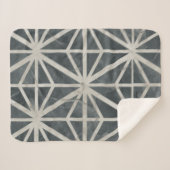 Couverture Sherpa Collection de carreaux neutres (Devant (Horizontal))