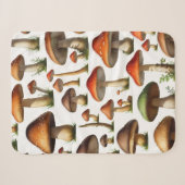 Couverture Sherpa Collection de champignons Design Motif (Devant (Horizontal))