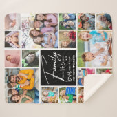 Couverture Sherpa Collection photo moderne 17 Nom de famille Citatio (Devant (Horizontal))