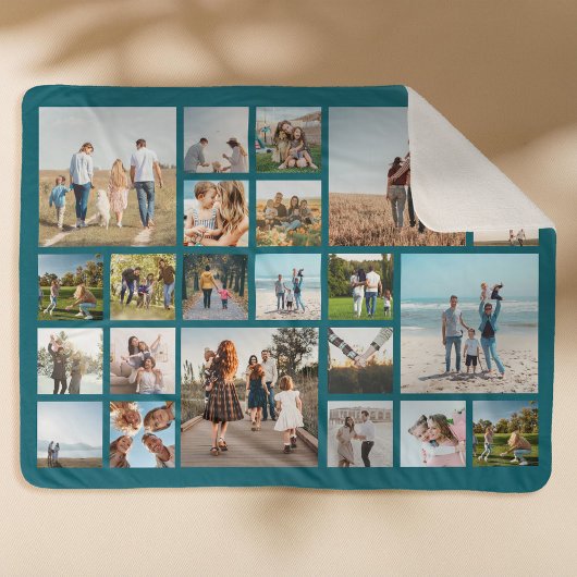 Couverture Sherpa Collection photo moderne 23