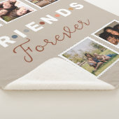 Couverture Sherpa Collection photo moderne Beige Friends Forever (3/4)