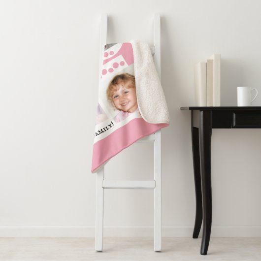 Couverture Sherpa Coller ajouter vos propres photos personnalisées r (En situation)