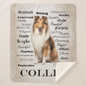 Couverture Sherpa Collie Traits (Devant)