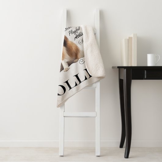 Couverture Sherpa Collie Traits (En situation)