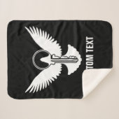 Couverture Sherpa Colombe avec clé (Devant (Horizontal))