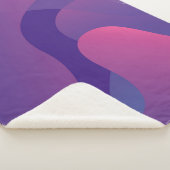 Couverture Sherpa Color gradient background design. Abstract geometr (3/4)