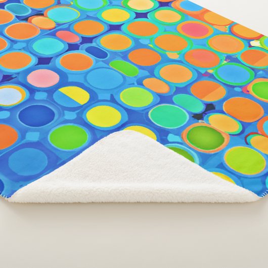 Couverture Sherpa Coloré Vivid Élégance Motif élégant (3/4)