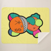 Couverture Sherpa Colorful bear (Devant (Horizontal))