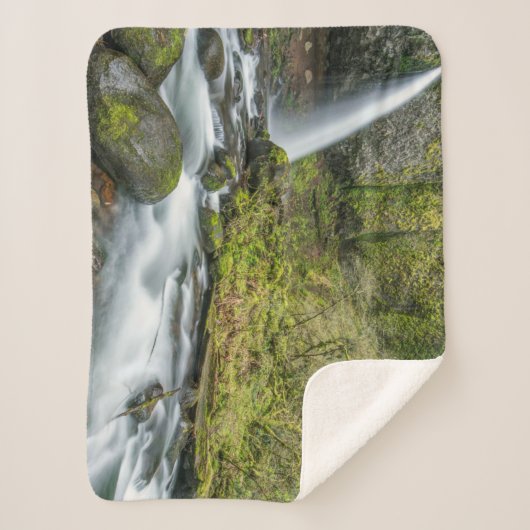 Couverture Sherpa Columbia River Gorge, Ponytail Falls (Devant)