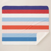 Couverture Sherpa Combinaison de 8 couleurs (Devant (Horizontal))