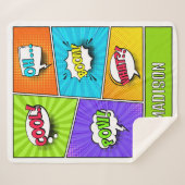 Couverture Sherpa Comics de noms personnalisés (Devant (Horizontal))