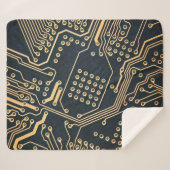 Couverture Sherpa Composants électroniques, gros plan de la carte in (Devant (Horizontal))