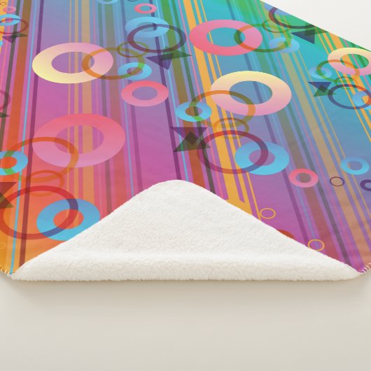 Couverture Sherpa Composition Abstraite (3/4)