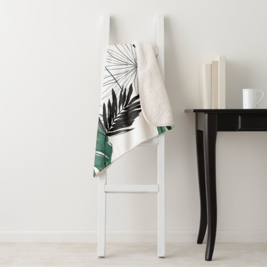 Couverture Sherpa Composition tropicale (En situation)