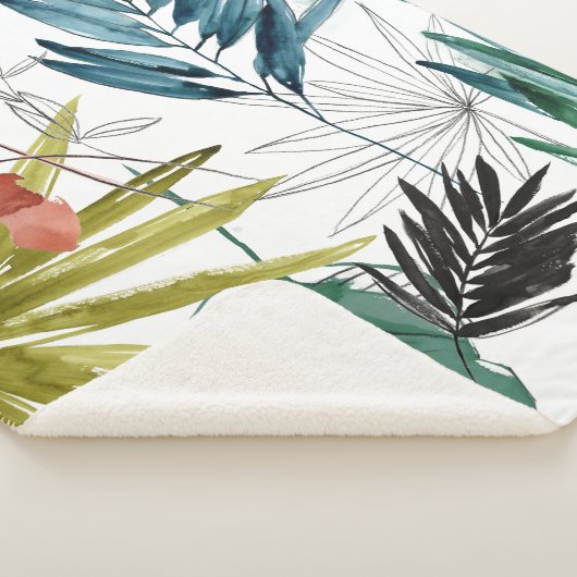 Couverture Sherpa Composition tropicale (3/4)