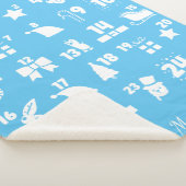 Couverture Sherpa Compte à rebours de Noël Calendrier de l'Avent (3/4)