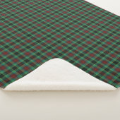 Couverture Sherpa Comté Waterford Tartan Monogramme (3/4)