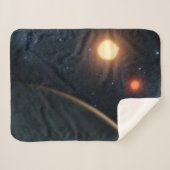 Couverture Sherpa Concept de l'artiste illustrant Kepler-16b. (Devant (Horizontal))