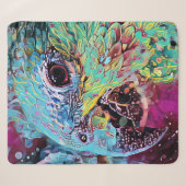 Couverture Sherpa Conception abstraite du perroquet tropical (Devant (Horizontal))