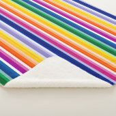 Couverture Sherpa Conception de bandes verticales colorées (3/4)