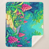 Couverture Sherpa Conception de chemin de jardin magique (Devant)