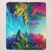 Couverture Sherpa Conception de chemin forestier mystique et rêveur (Devant)