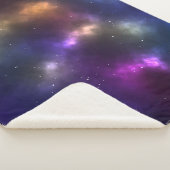 Couverture Sherpa Conception de constellations de l'espace cosmique  (3/4)