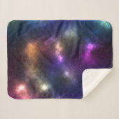 Couverture Sherpa Conception de constellations de l'espace cosmique  (Devant (Horizontal))