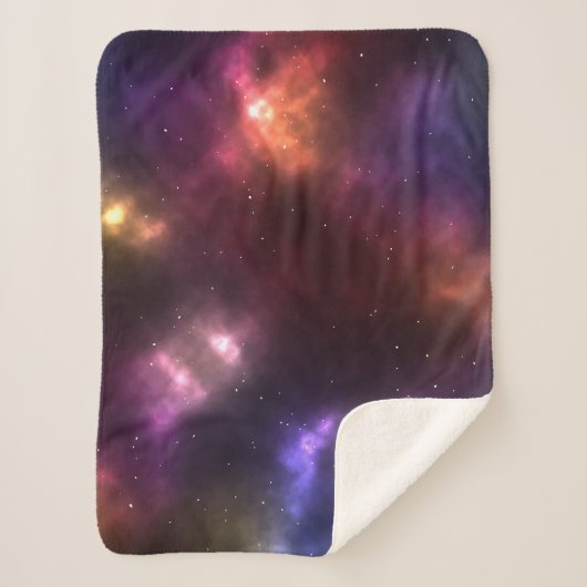 Couverture Sherpa Conception de constellations de l'espace cosmique (Devant)