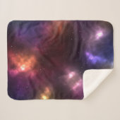 Couverture Sherpa Conception de constellations de l'espace cosmique (Devant (Horizontal))