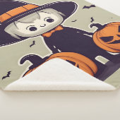 Couverture Sherpa conception de décoration Halloween (3/4)