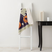 Couverture Sherpa conception de décoration Halloween (En situation)