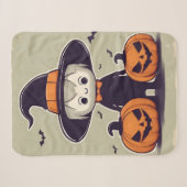 Couverture Sherpa conception de décoration Halloween (Devant (Horizontal))