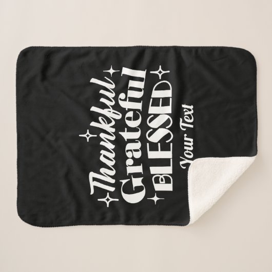 Couverture Sherpa Conception de devis d'action de grâce modifiable (Devant (Horizontal))