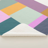 Couverture Sherpa Conception de formes géométriques simples et color (3/4)
