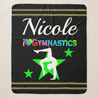 COUVERTURE SHERPA CONCEPTION DE GYMNASTIQUE PERSONNALISÉE ET VERTE