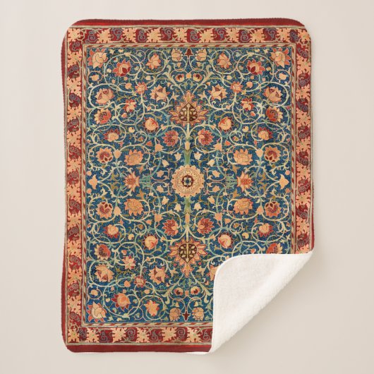 Couverture Sherpa Conception de tapis persan (Devant)