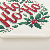 Couverture Sherpa Conception de typographie de couronne de Noël Ho H (3/4)