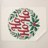 Couverture Sherpa Conception de typographie de couronne de Noël Ho H (Devant (Horizontal))