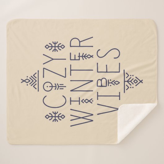 Couverture Sherpa Conception de vidéos d'hiver (Devant (Horizontal))