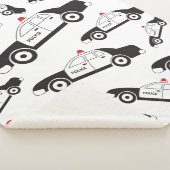 Couverture Sherpa Conception de voiture de la police de jouets (3/4)