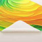 Couverture Sherpa Conception d'énergie de couleur abstraite (3/4)