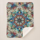 Couverture Sherpa Conception détaillée du verre de tôle (Devant)