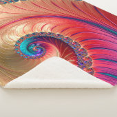 Couverture Sherpa Conception fractale générée par l'ordinateur Abstr (3/4)
