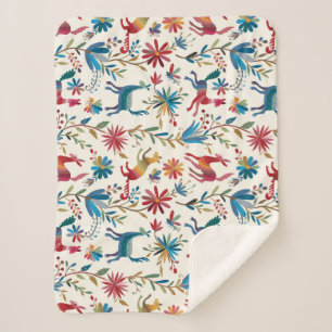 Couverture Sherpa Conception inspirée d'Otomi