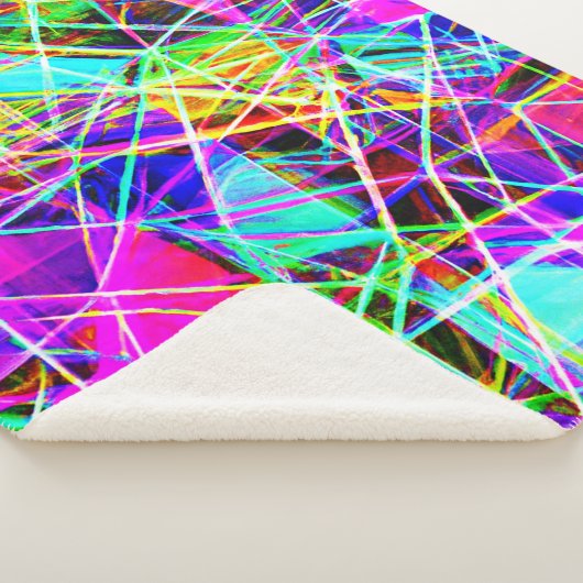 Couverture Sherpa Conception Motif Abstraite dynamique (3/4)